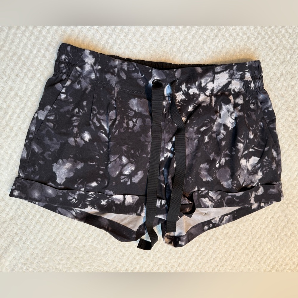 lululemon athletica Black and Gray Athletic Shorts